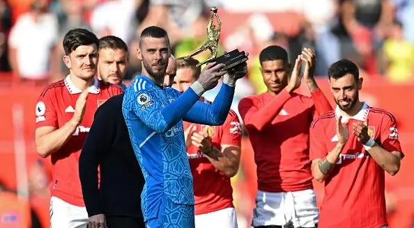 David De Gea won the Golden Glove in the Premier League 2022-23 season