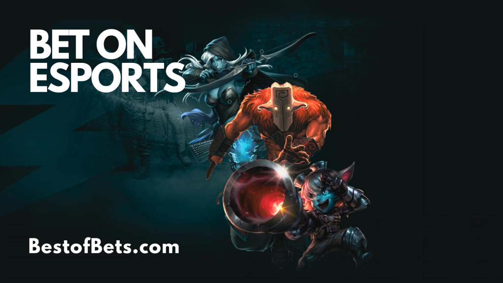 a group of characters from various esports titles, like league of legends, dota 2, and more.